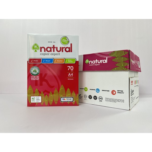 Giấy Natural A4 định lượng 70gsm