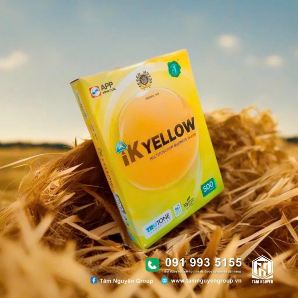 Giấy IK Yellow khổ A4 - ĐL 70