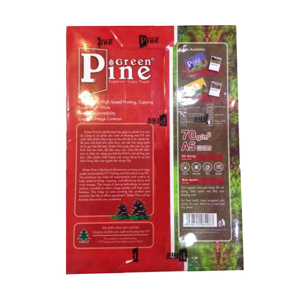 Giấy Green Pine A5 70gsm