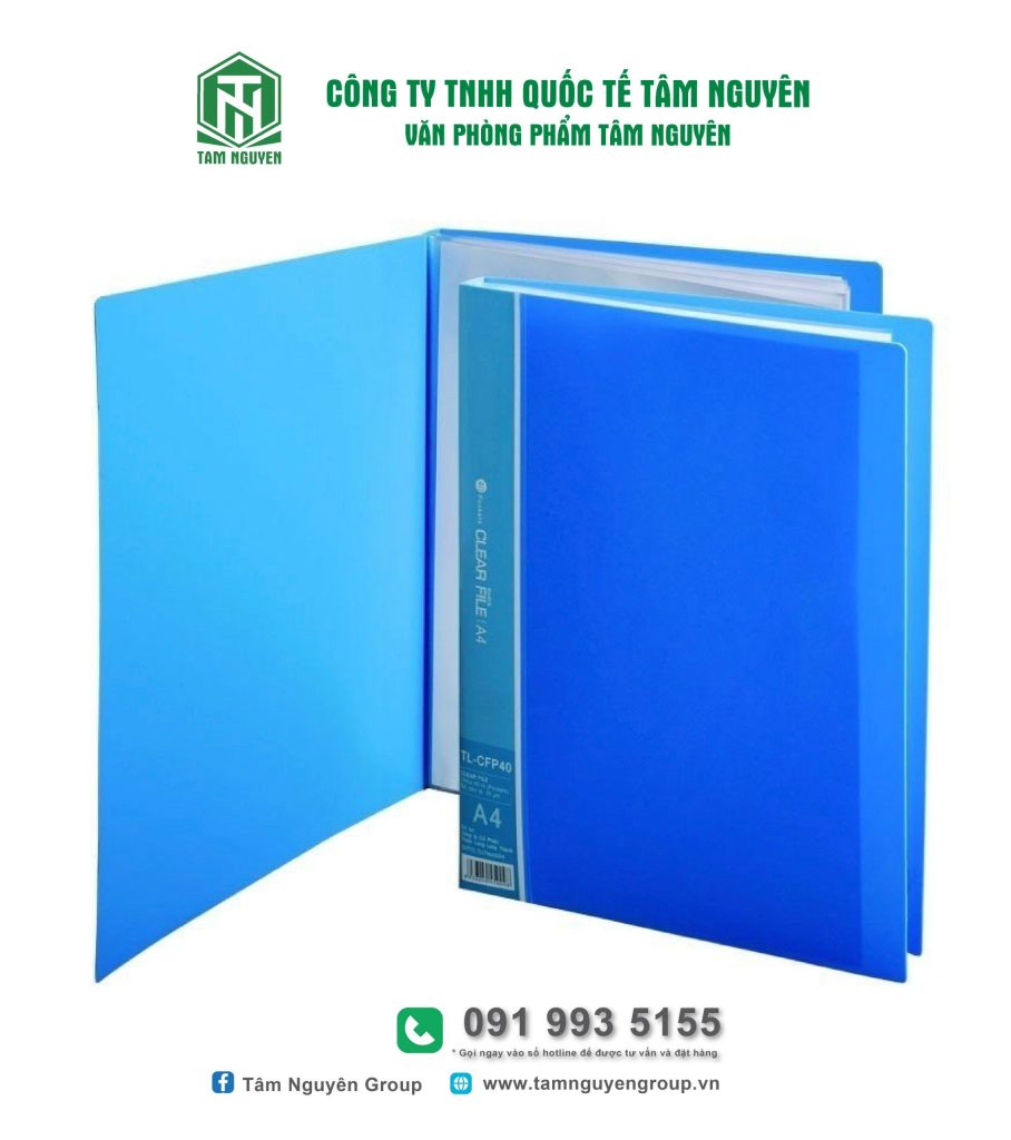 Bìa hồ sơ Double A 20 lá - TÂM NGUYÊN GROUP